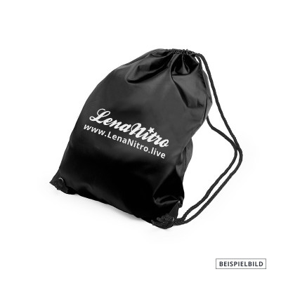 Privater Turnbeutel - schwarz + Inhalt