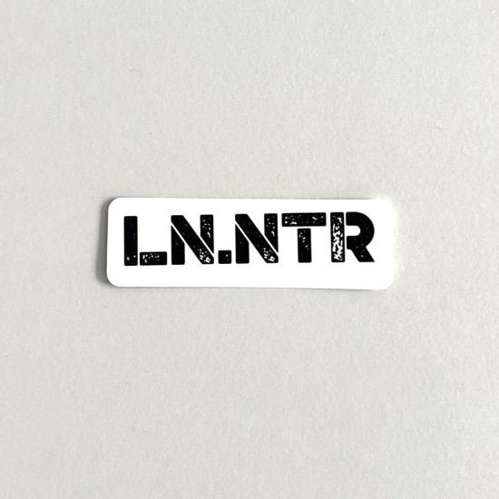 Sticker "LN.NTR White"